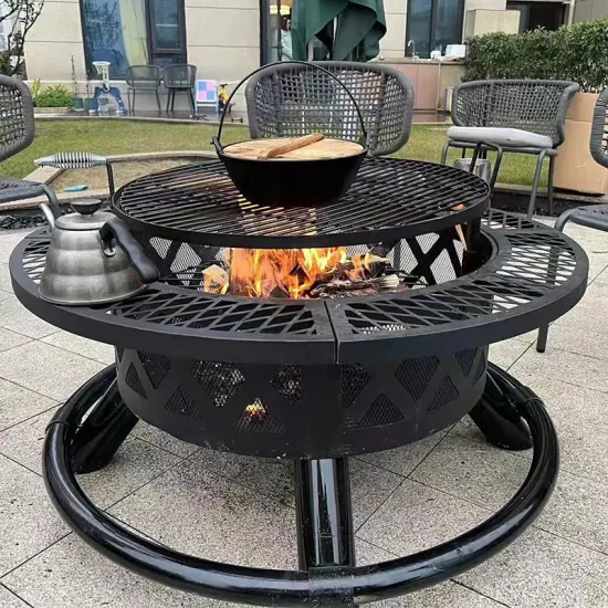 Großer Feuerstellenbrenner für den Garten und die Terrasse im Freien