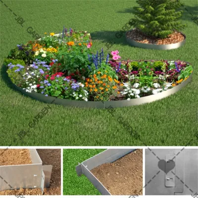 Blumen- und Grasränder/Gartendekorationstechnik/Garteneinfassung